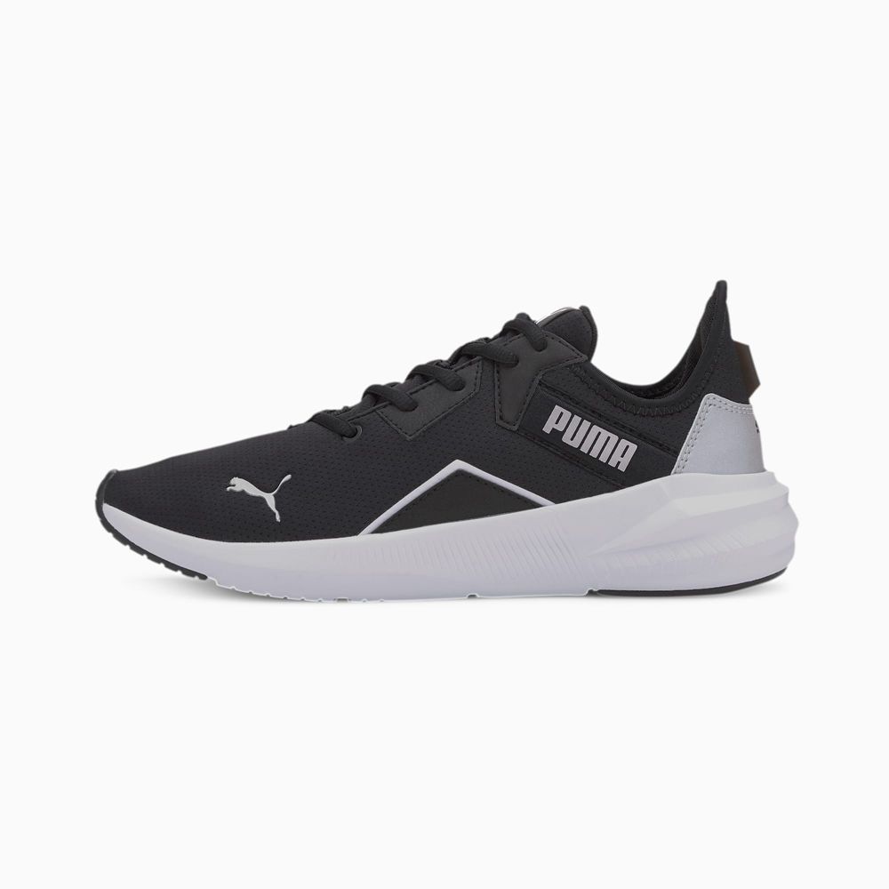 Puma Platinum Női Edzőcipő - Fekete/Fehér/Metal Titán ( Hungary - TOUIP3714 )